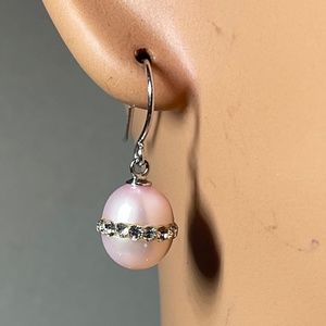 Sterling Silver Pearl Drop Earrings